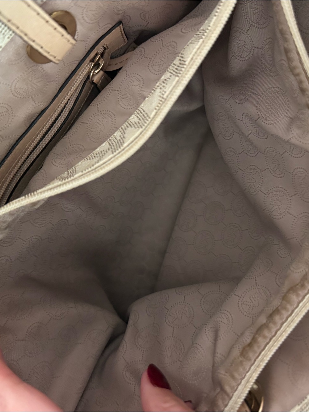 Michael Kors | Signature Logo Canvas Tote - Picture 7 of 8